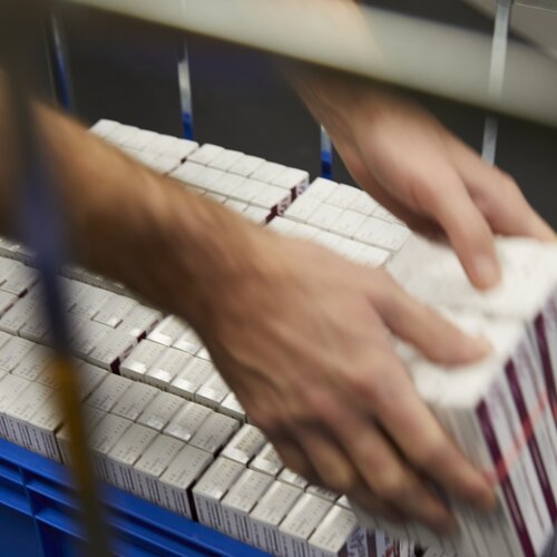 Chargenbefüllung von Medikamenten